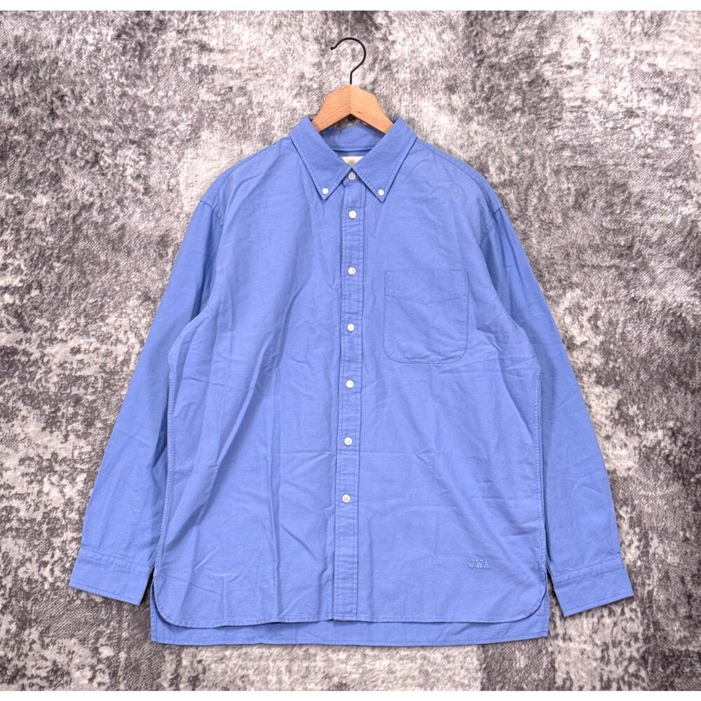 JW Anderson Uniqlo Oversized Oxford Shirt Medium Mens Blue Long Sleeve